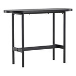 Paris Prix Console Ovale Design  Star  110cm Noir