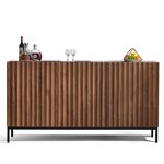 MERAX Buffet 3 porte(s) 0 tiroir(s) - 150 cm naturel mdf