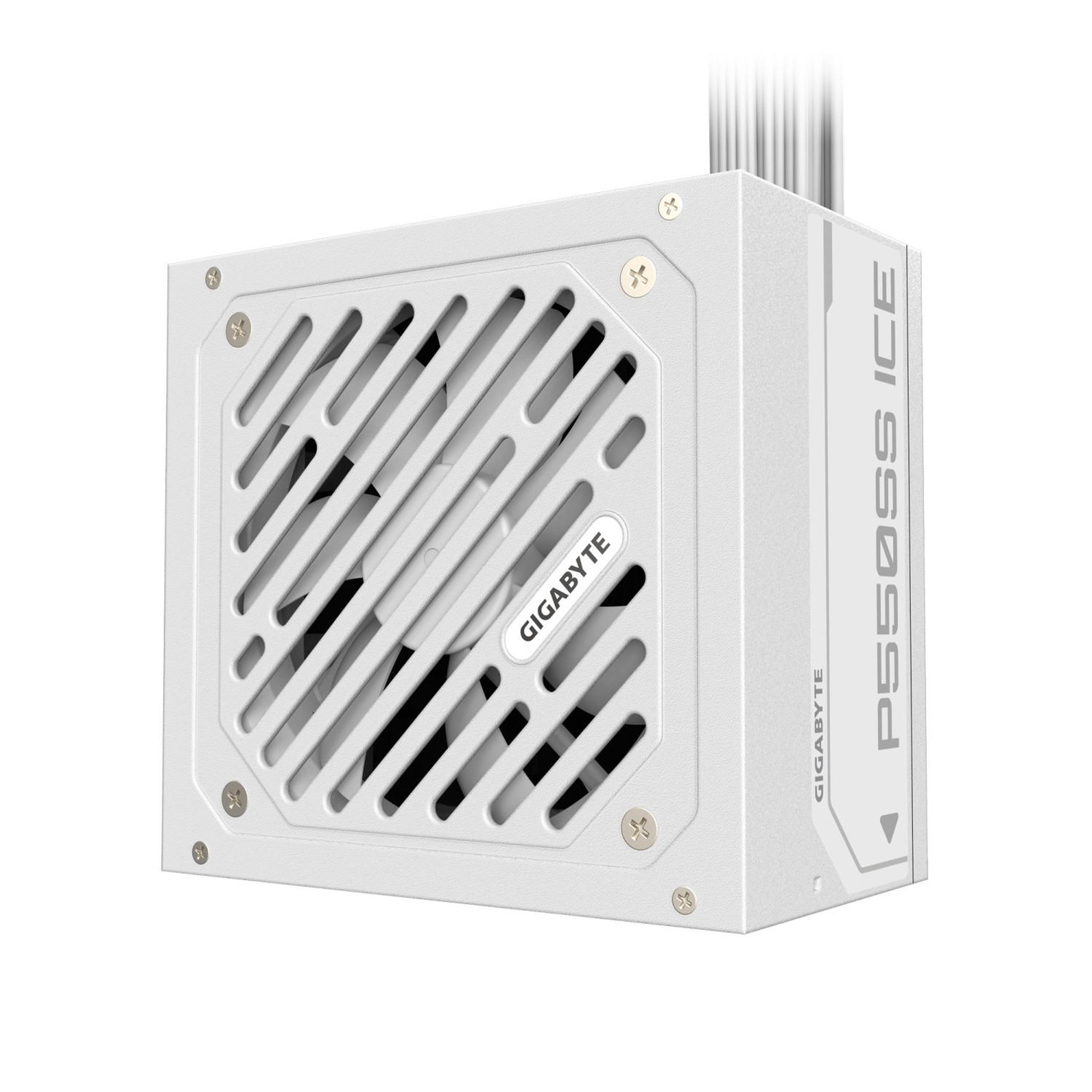 Voir la diapositive 3 : Gigabyte Gigabyte p550ss ice bloc d'alimentation - pcie 5.0, 80 plus silver, ventilateur 120 mm, compatible atx 3.0, prise eu