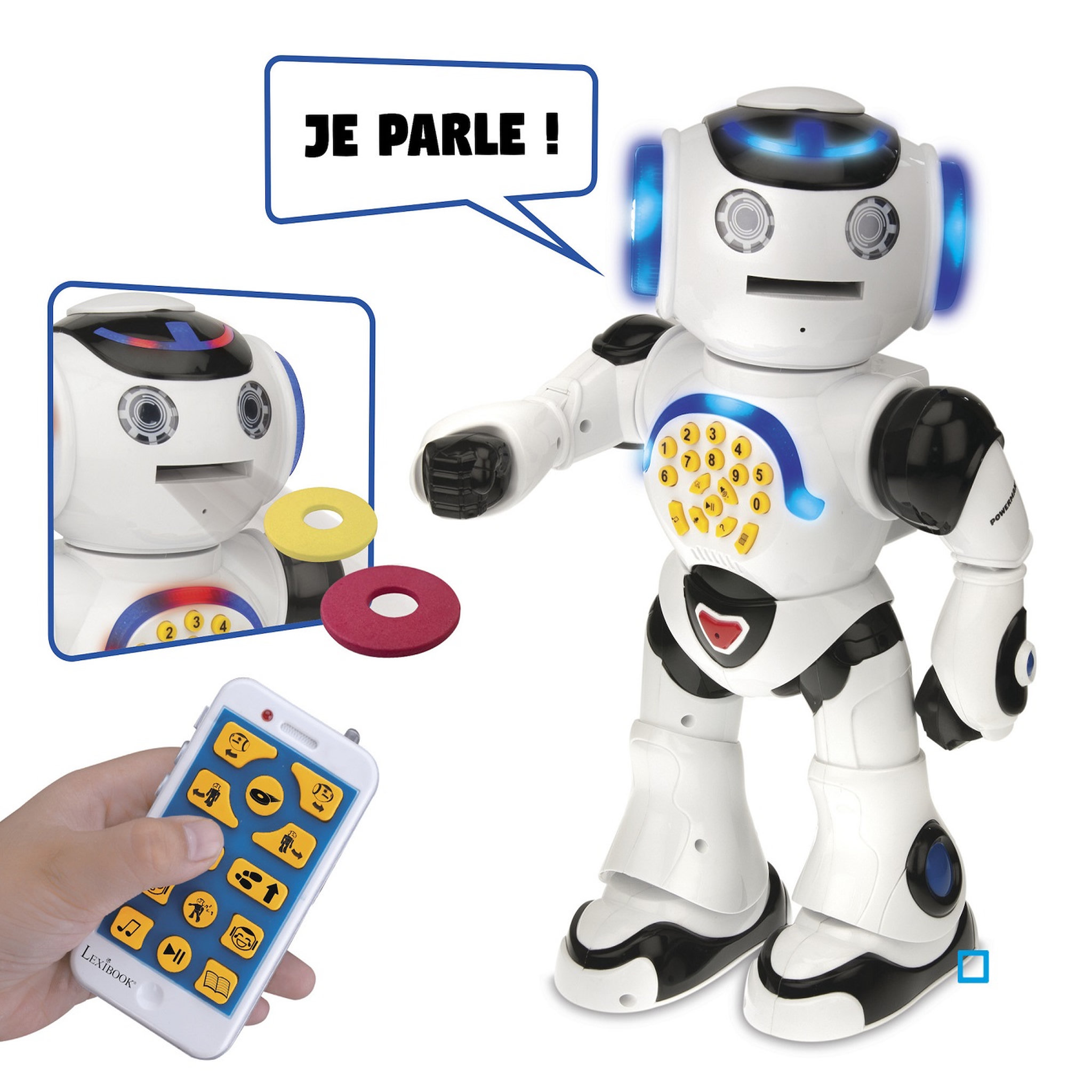 Voir la diapositive 2 : LEXIBOOK Robot éducatif Powerman