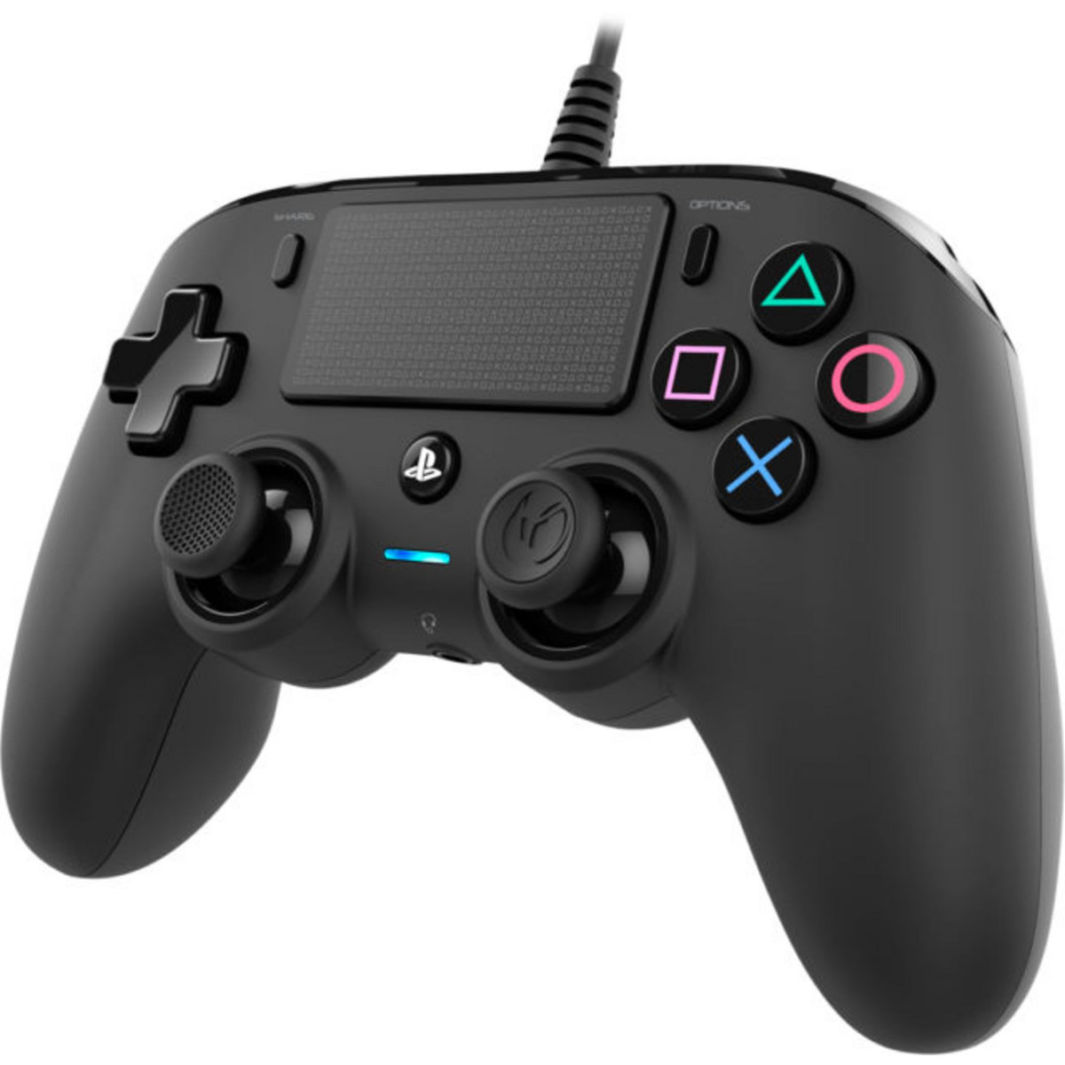 NACON Manette Nacon filaire compacte Noire PS4