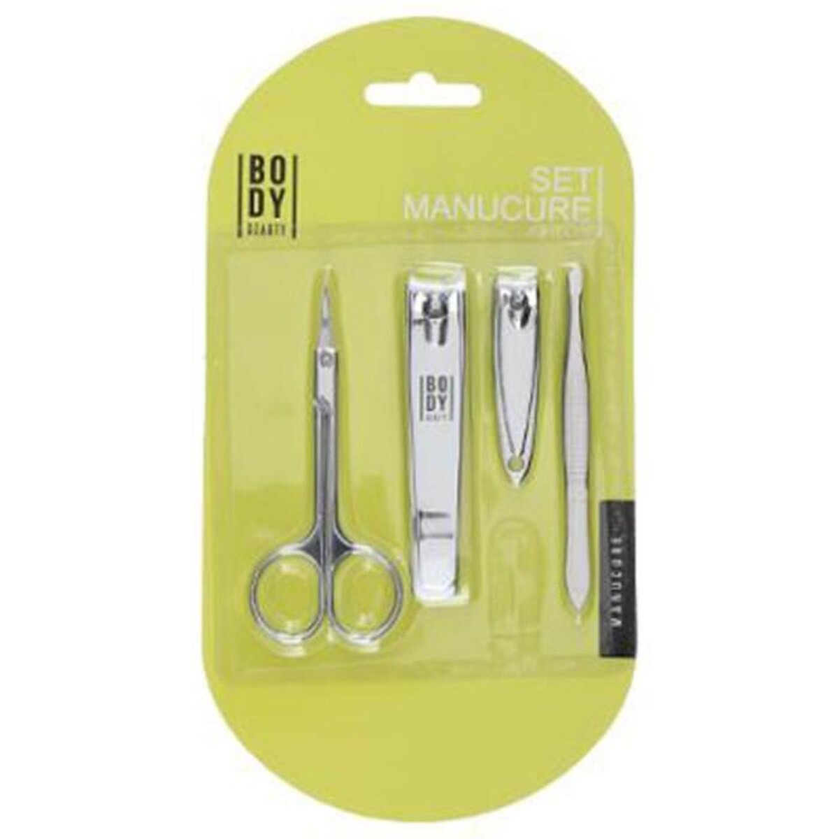 Body beauty Set Manucure 4 Pièces  Beauty  9cm Argent & Gris