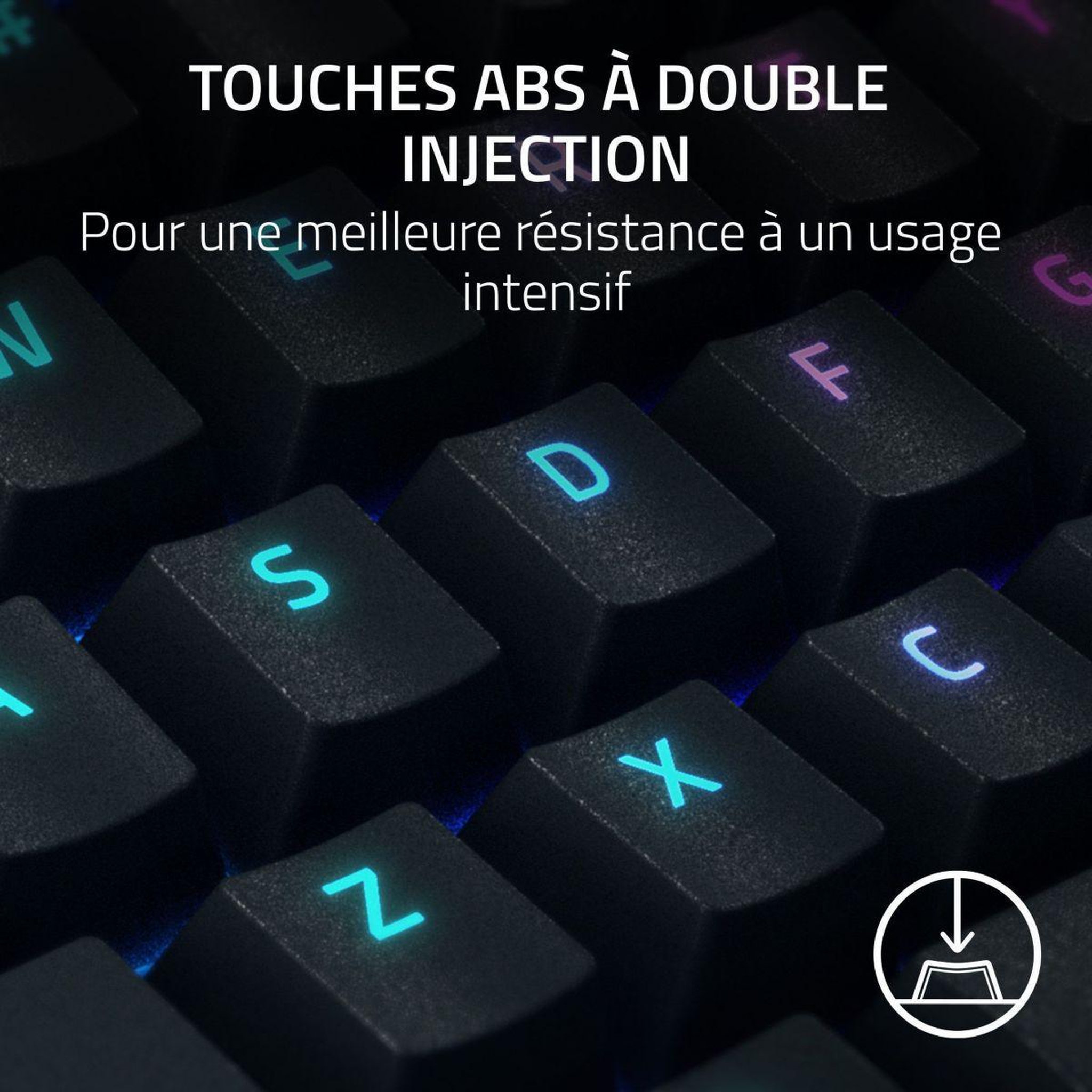 Voir la diapositive 4 : Razer Clavier gamer BlackWidow V4 X Green Switch