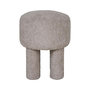 Voir la diapositive 1 : LISA DESIGN Minna - pouf - en tissu bouclette