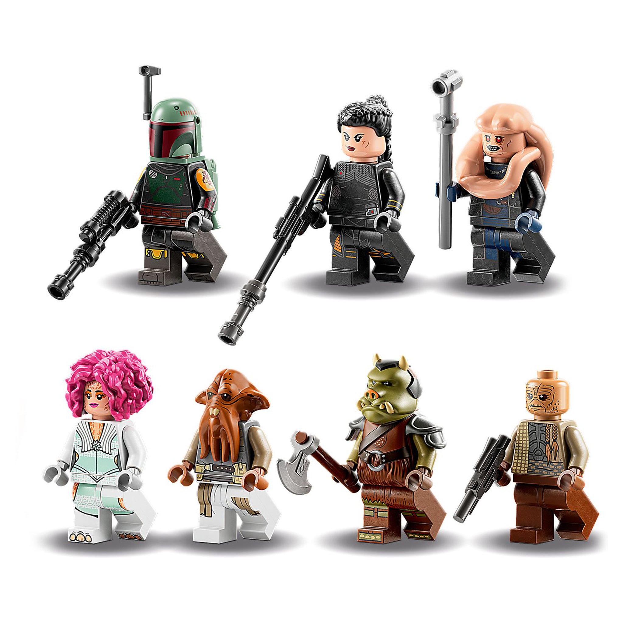 Voir la diapositive 7 : LEGO Star Wars 75326 - La Salle du Trône de Boba Fett, Jouet à Construire Pour les Enfants de 9 Ans et Plus, Avec le Palais de Jabba et 7 Minifigures