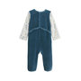 Voir la diapositive 2 : Petit Béguin Pyjama bébé en velours Cacahuète