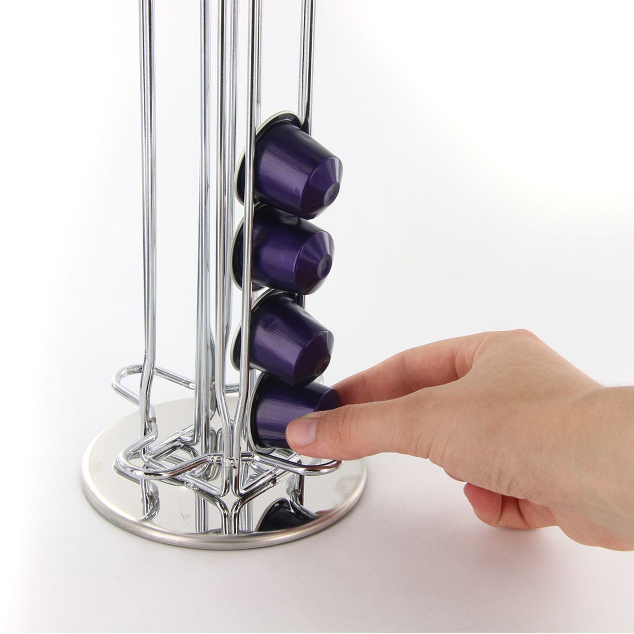 Voir la diapositive 2 : Saveur et dégustation Porte capsules rotatif nespresso - 40 capsules