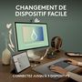 Voir la diapositive 3 : Logitech Souris sans fil Pebble 2 MS350s Rose