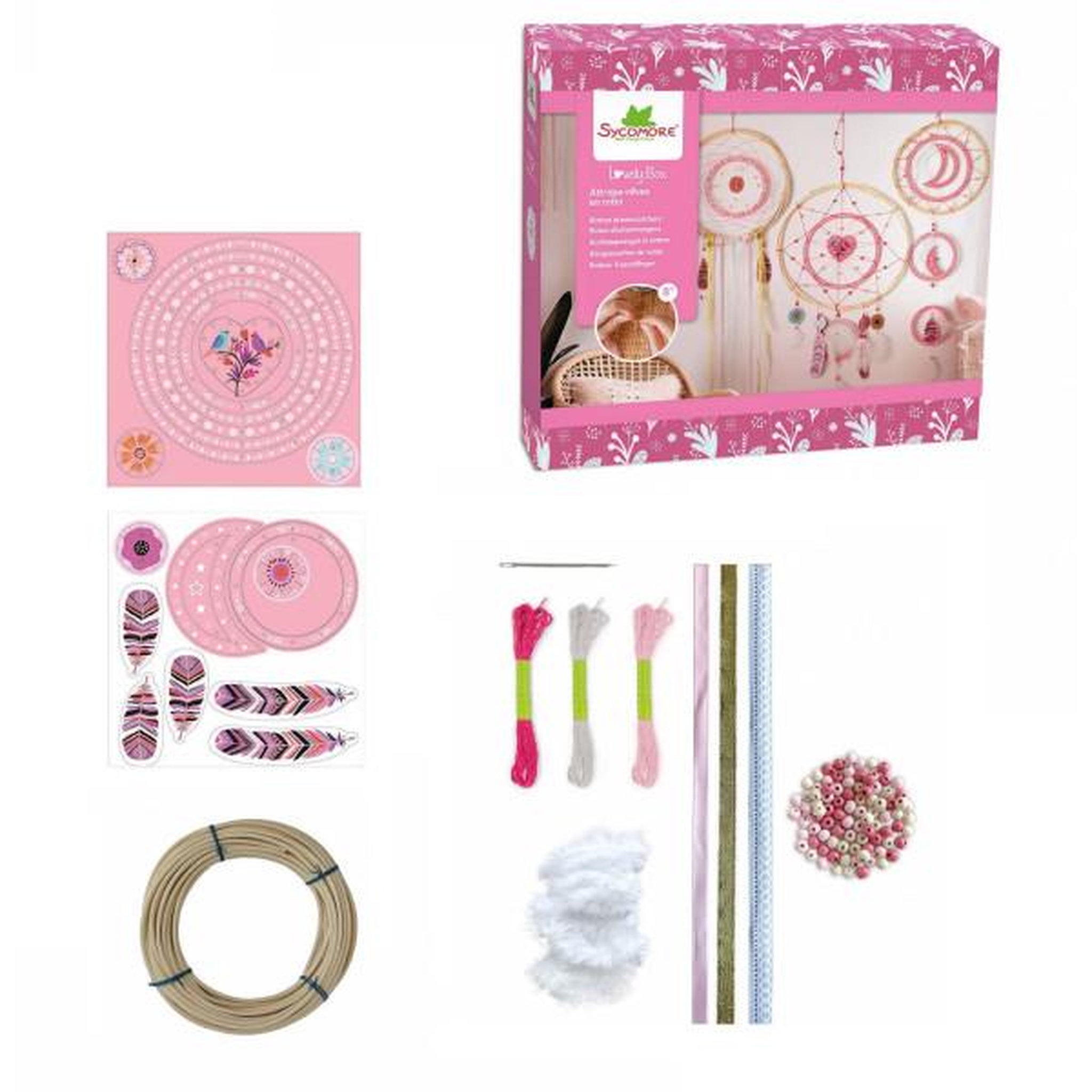 Voir la diapositive 3 : SYCOMORE Lovely Box - SYCOMORE - Attrape-reves - Rotin - Des 8 ans