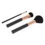 Voir la diapositive 1 : Body beauty Lot de 3 Pinceaux à Maquillage  Make Up  18cm Noir