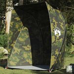 VIDAXL Tente de peche camouflage impermeable