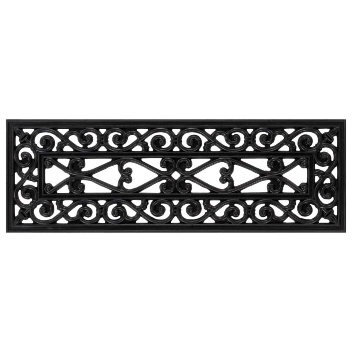 VIDAXL Marches d'escalier 10 pcs 25x75 cm caoutchouc