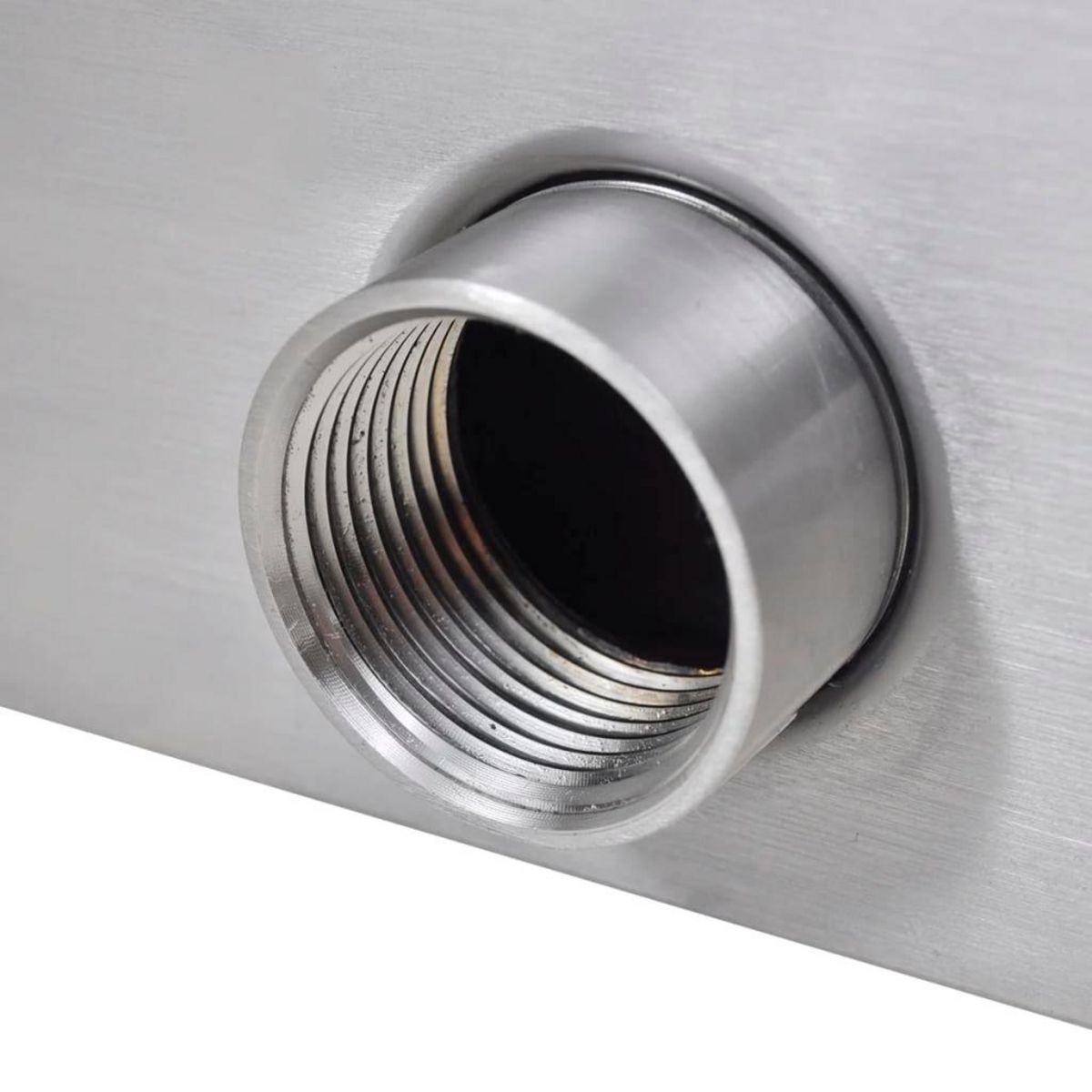 VIDAXL Lame d'eau rectangulaire 30 cm Acier inoxydable pour piscine