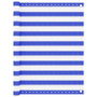 Voir la diapositive 1 : VIDAXL Ecran de balcon Bleu et blanc 120x600 cm PEHD