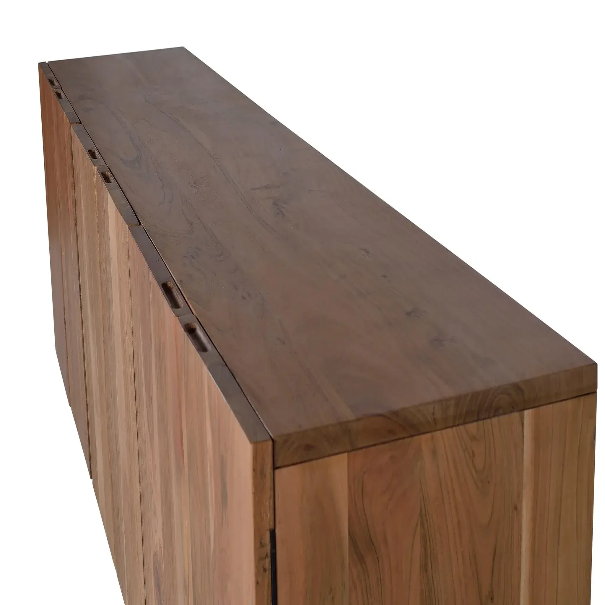 Voir la diapositive 2 : GINER Y COLOMER SL Buffet en bois d'acacia 220cm style rustique moderne
