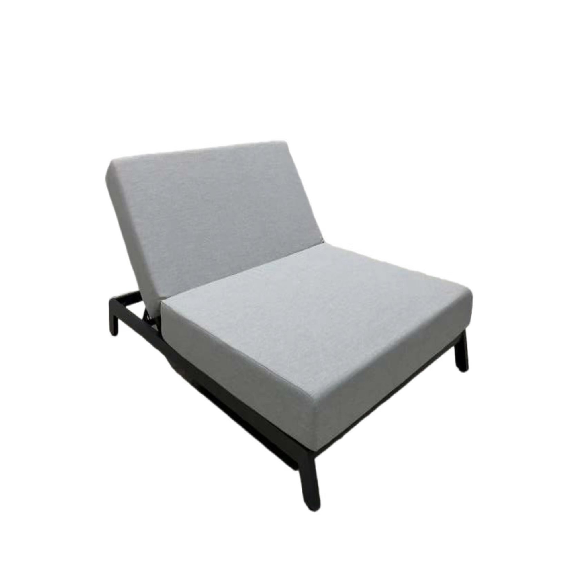 Givex Bain de soleil double XXL - Aluminium -  Gris - SALSA