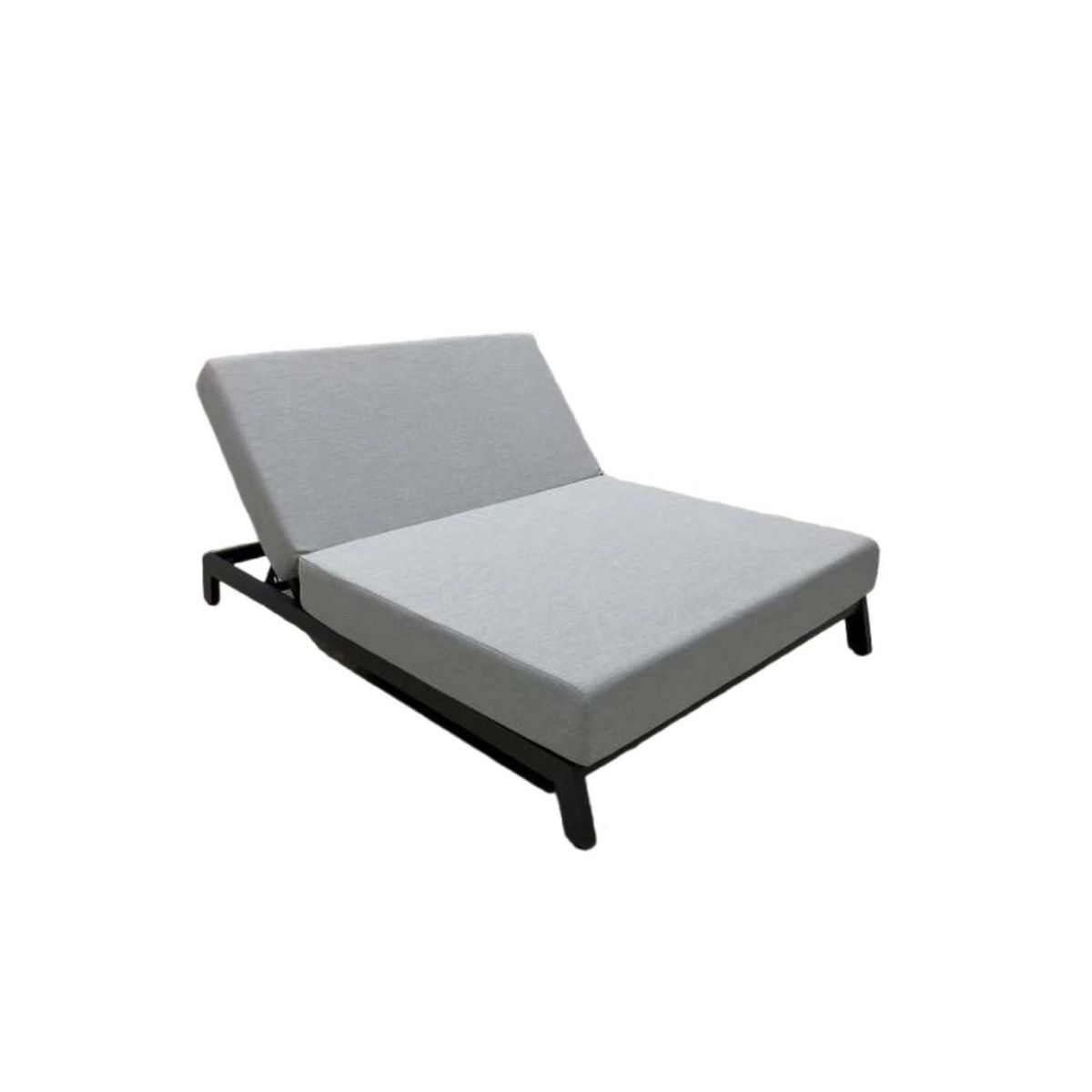 Givex Bain de soleil double XXL - Aluminium -  Gris - SALSA