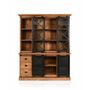 Voir la diapositive 5 : Paris Prix Vaisselier en Bois  Mylène  220cm Naturel & Noir
