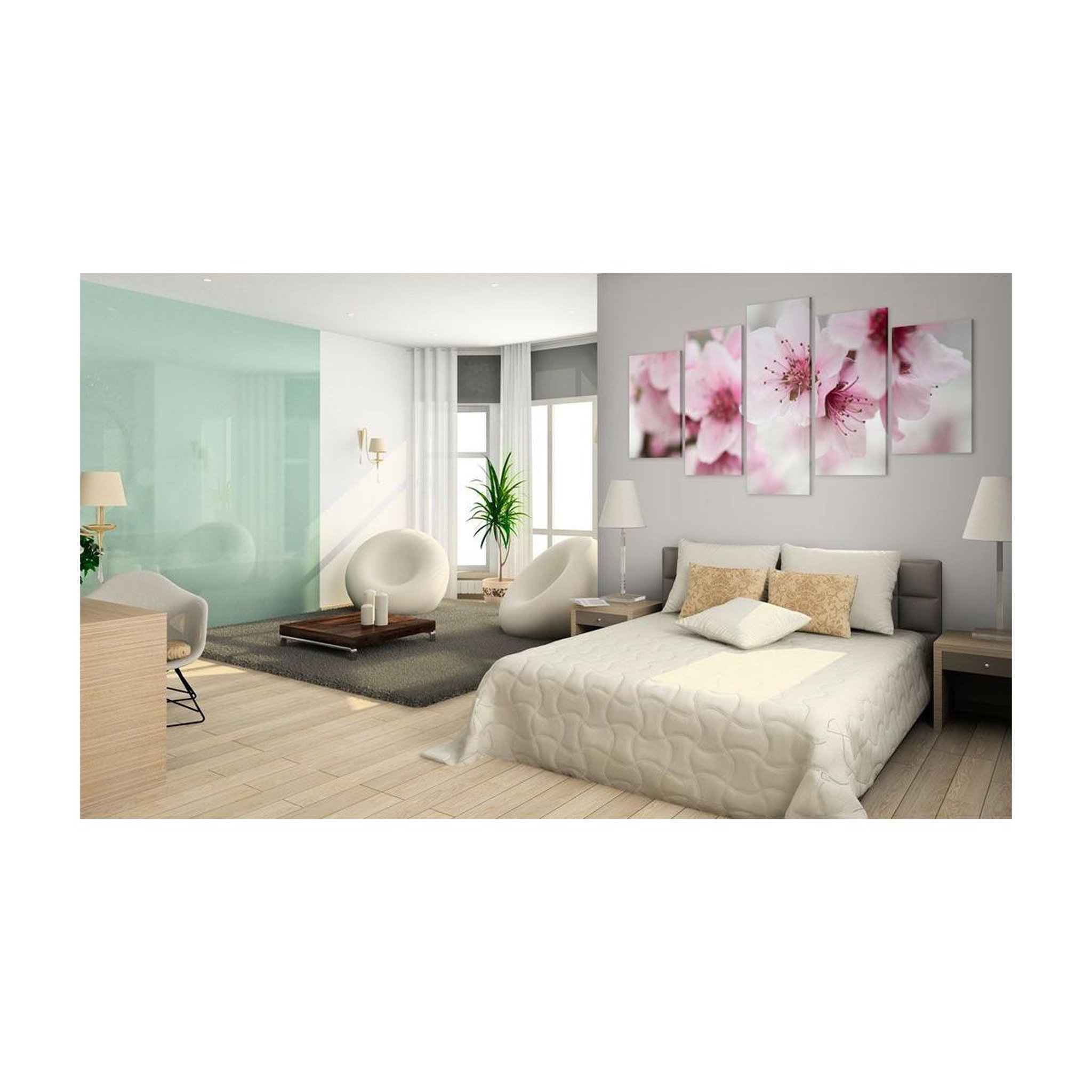 Voir la diapositive 2 : Paris Prix Tableau imprimé  cerisier beauté & douceur