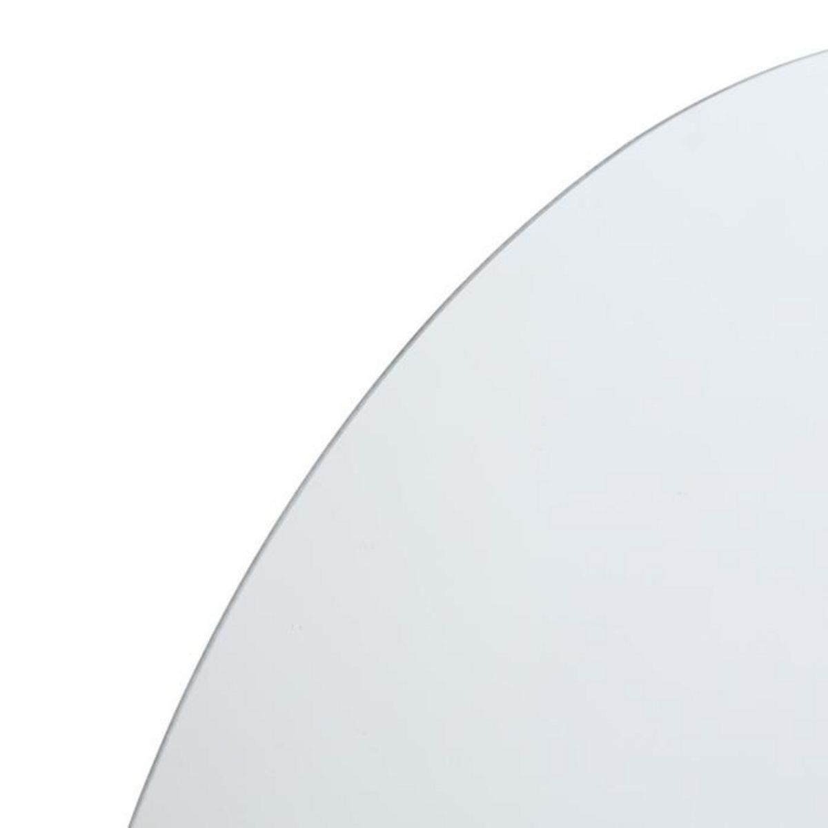 ATMOSPHERA Lot de 2 Miroirs Adhésifs  Rond  40x40cm Argent