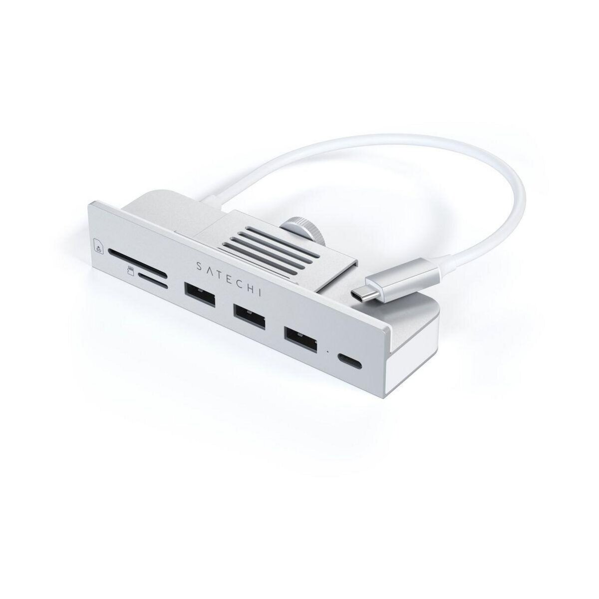 SATECHI Hub USB C USB-C/Multiports 6 en 1 iMac 24'' gris