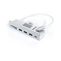 Voir la diapositive 2 : SATECHI Hub USB C USB-C/Multiports 6 en 1 iMac 24'' gris