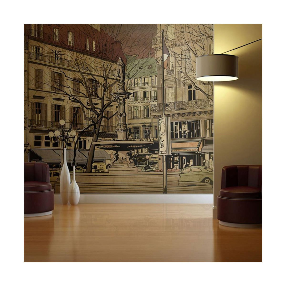Paris Prix Papier Peint  Parisian Fountain