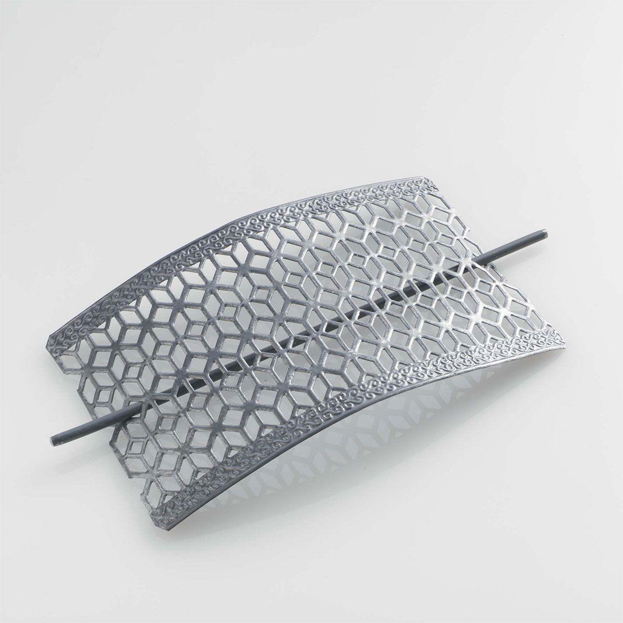 Voir la diapositive 2 : Douceur d'Intérieur Embrasse de rideau broche  ruchea  17cm gris