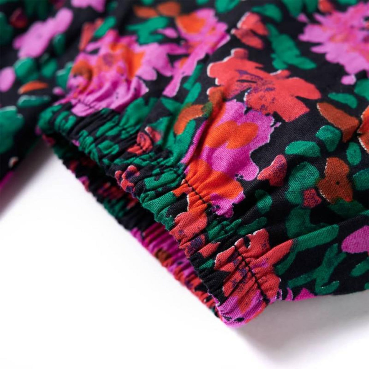 VIDAXL Robe pour enfants à manches longues rose vif 116