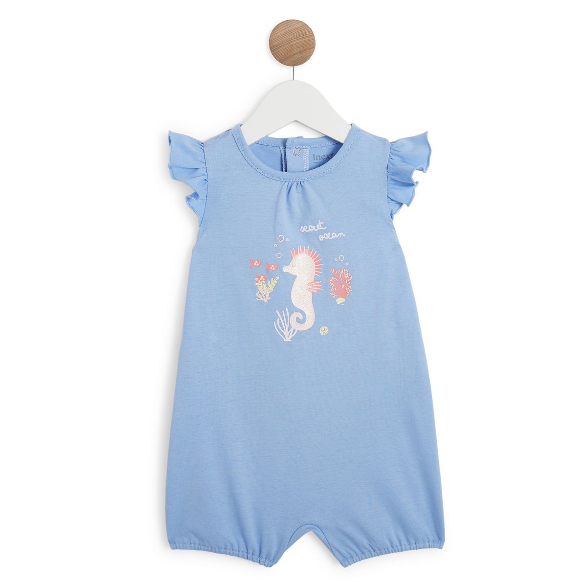 INEXTENSO Combinaison courte hippocampe bébé fille