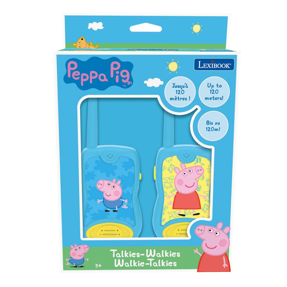 Lexibook Talkies-Walkies Peppa Pig portée 200m