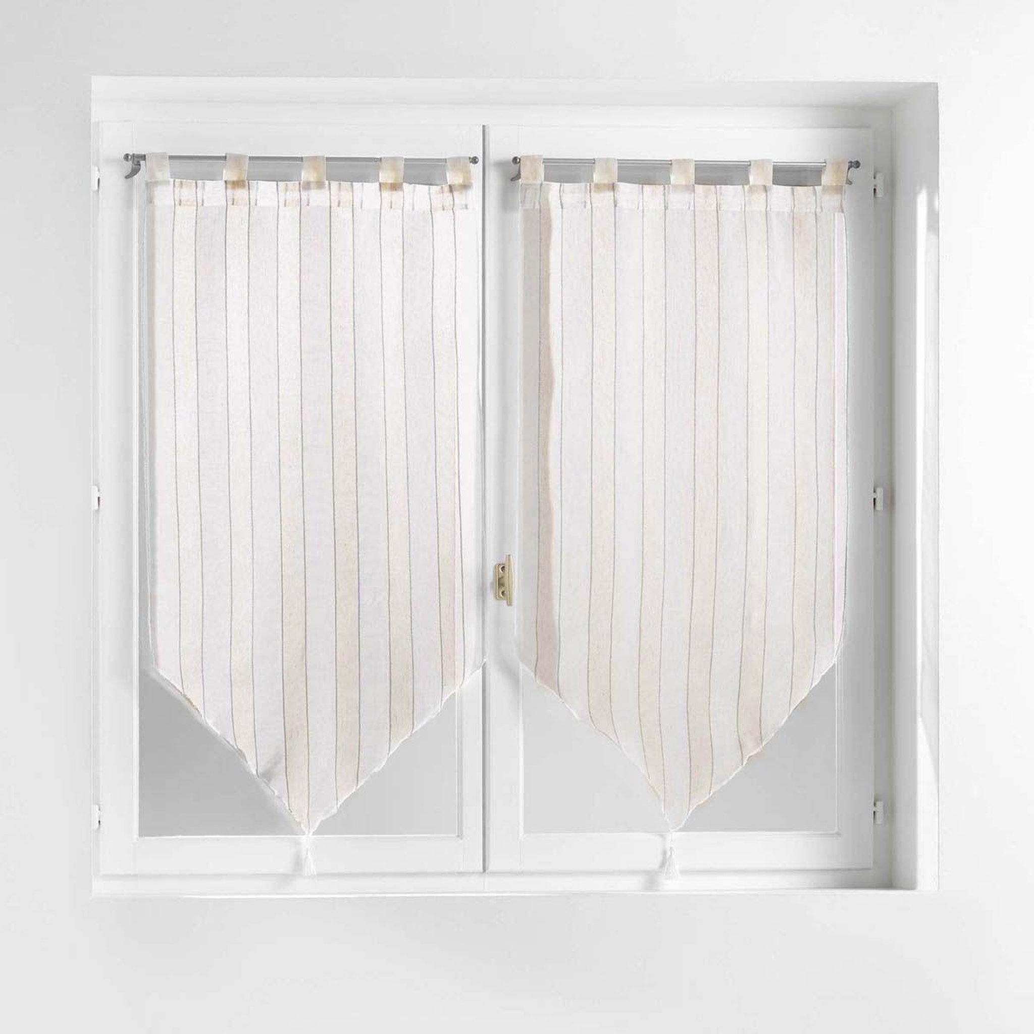 Douceur d'Intérieur Paire de voilages  charlize  60x90cm naturel