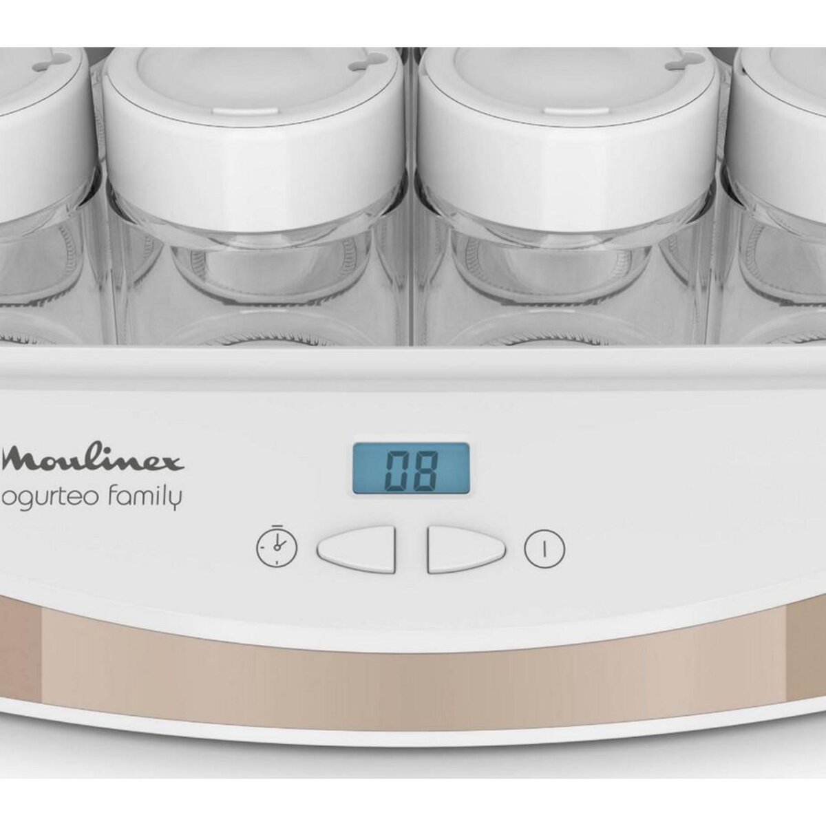 MOULINEX Yaourtière 12 pots de 200ml 21w - yg233a10