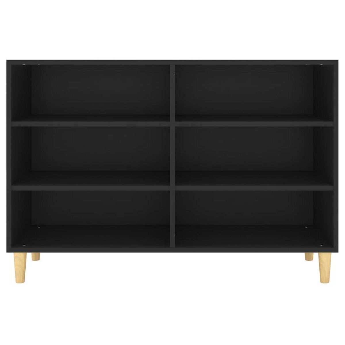 VIDAXL Buffet noir 103,5x35x70 cm bois d'ingenierie