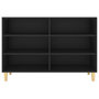 Voir la diapositive 4 : VIDAXL Buffet noir 103,5x35x70 cm bois d'ingenierie
