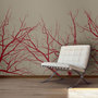 Voir la diapositive 1 : Paris Prix Papier Peint  Red Hot Branches