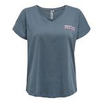 Only T-Shirt té Femme Only Paub. Coloris disponibles : Bleu