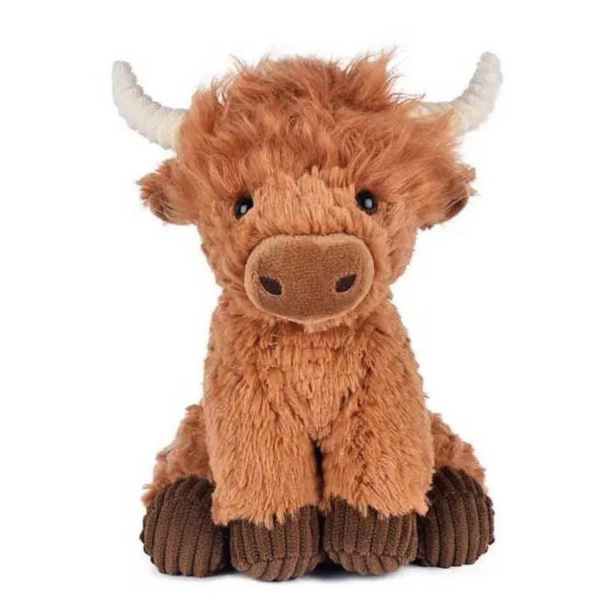 DOUDOU ET COMPAGNIE Peluche vache ecossaise 20cm