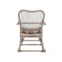 Voir la diapositive 4 : Paris Prix Fauteuil à Bascule en Rotin  Washi  110cm Gris