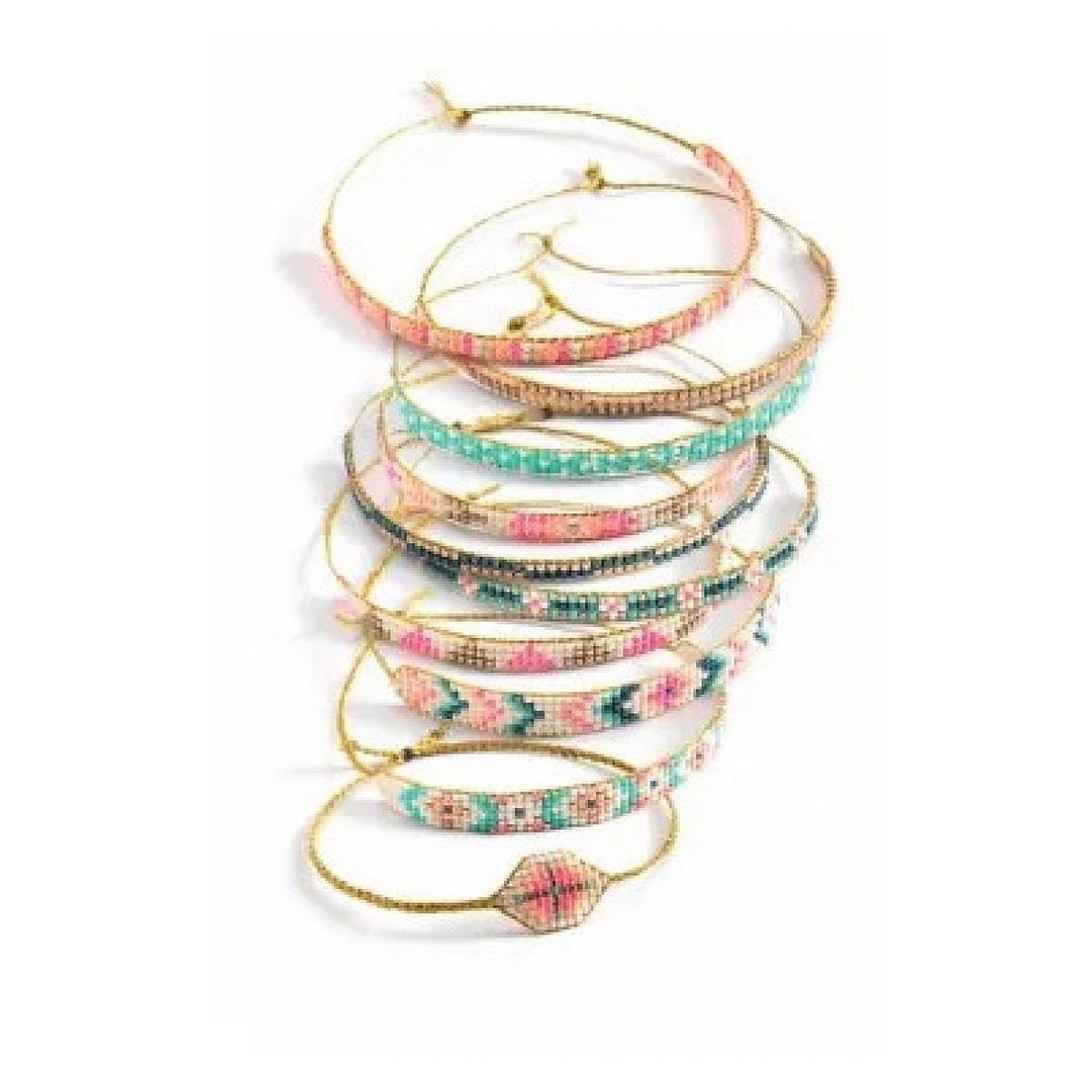 Voir la diapositive 3 : Djeco Kit de bracelet et metier a tisser minuscules