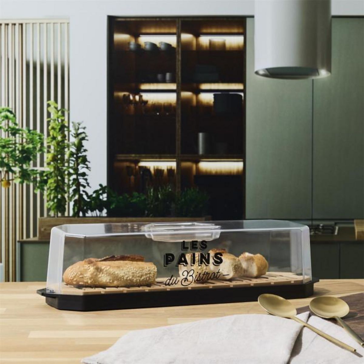 Paris Prix Boîte à Pain  Bistrot  40cm Transparent