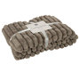 Voir la diapositive 1 : Paris Prix Plaid Design Uni  Corduroy  130x180cm Gris