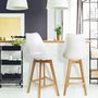 Voir la diapositive 2 : The Home Deco Factory Tabouret de bar en bois scandinave Home Factory