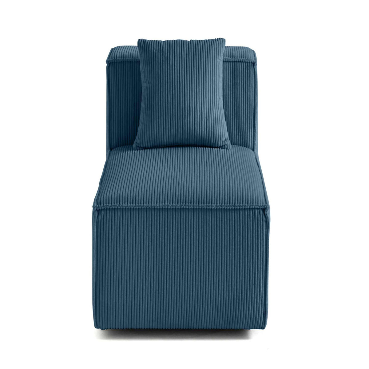 LISA DESIGN Arty - module d'assise - en velours côtelé