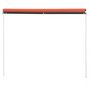 Voir la diapositive 4 : VIDAXL Auvent retractable 350x150 cm Orange et marron