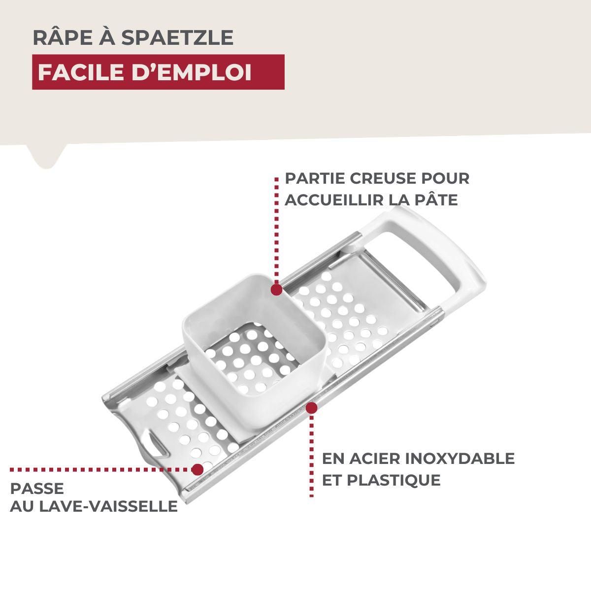 Fackelmann Plaque à spätzle 33 cm Fackelmann Handmade Tradition