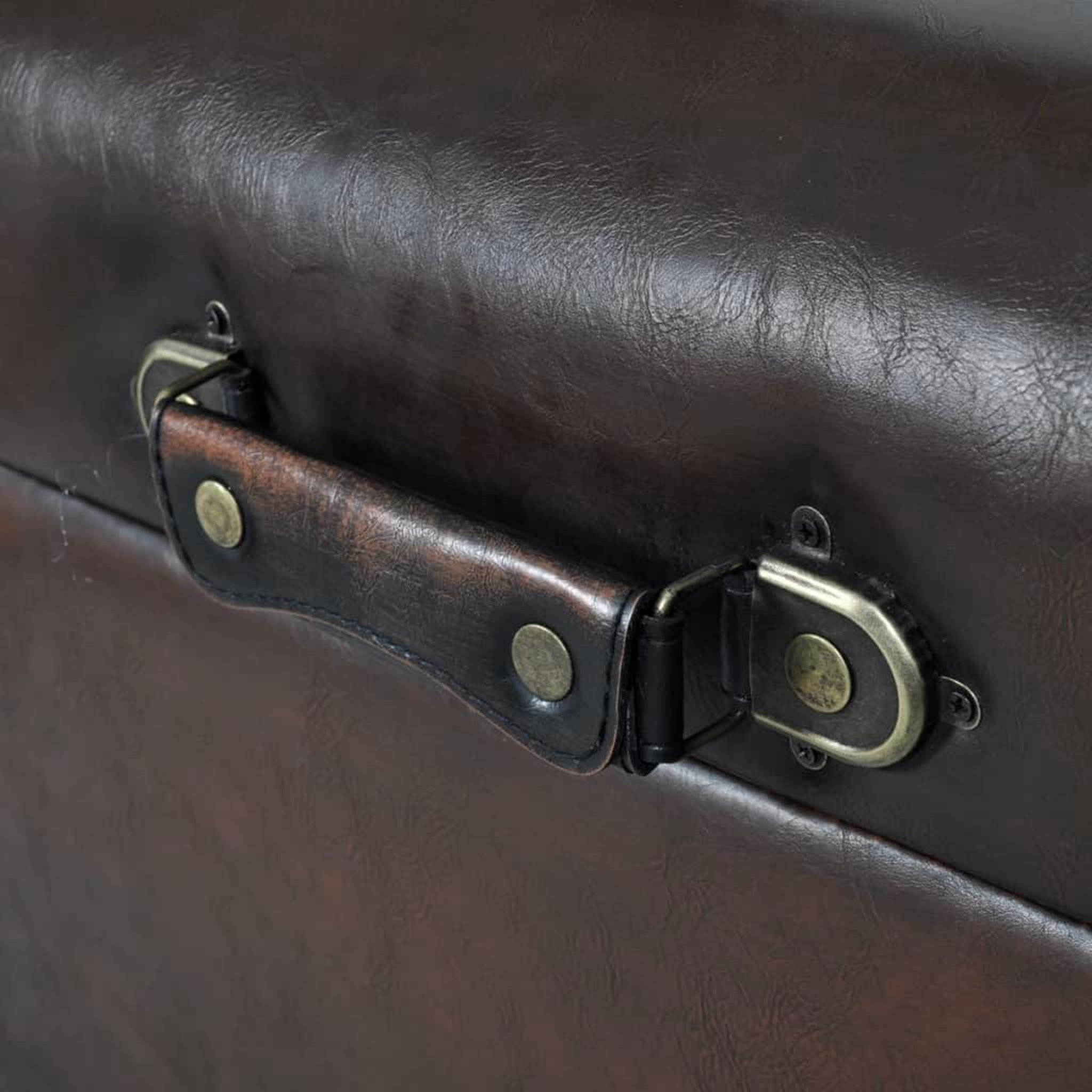 Voir la diapositive 3 : VIDAXL Ensemble de bancs de rangement 3 pcs marron