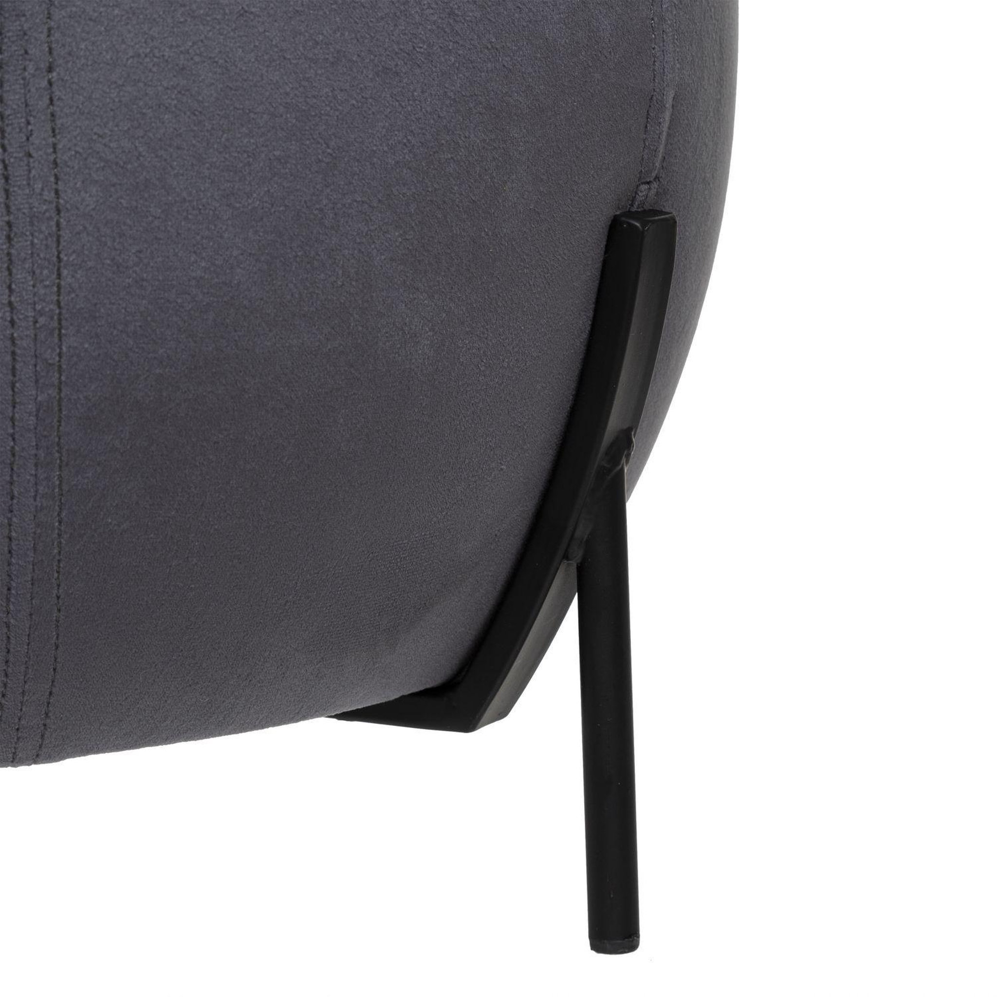 Voir la diapositive 3 : TOILINUX 2 Tabourets design velours Calabaza
