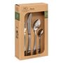 Voir la diapositive 6 : SECRET DE GOURMET Ménagère 24 Pièces en Inox  Perle  27cm Argent