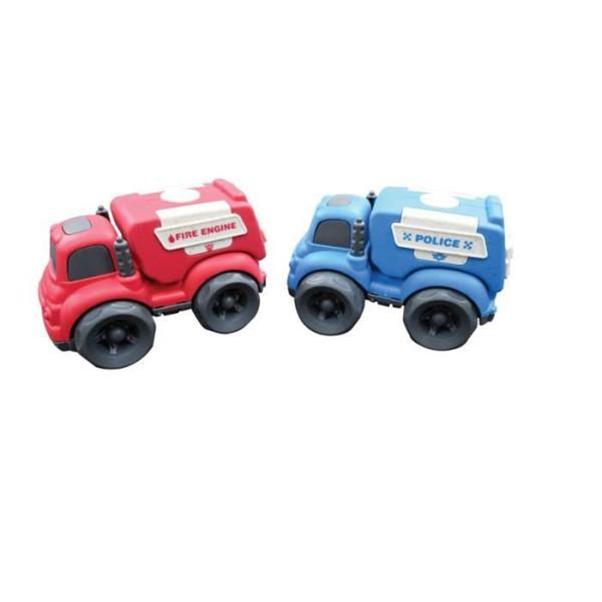 Voir la diapositive 4 : Lexibook Petites voitures - lexibook - mini police+camion pompier - rouge et bleu - extérieur - bébé